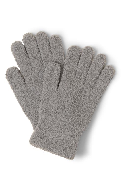 Shop Barefoot Dreams Cozychic® Gloves In Pewter