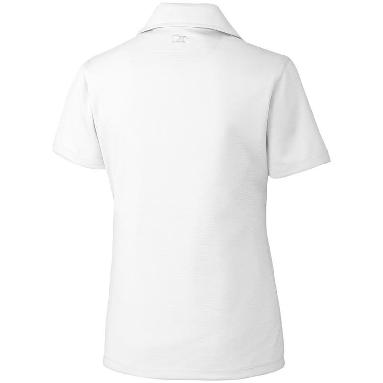 Shop Cutter & Buck White Green Bay Packers Genre Drytec Textured Polo