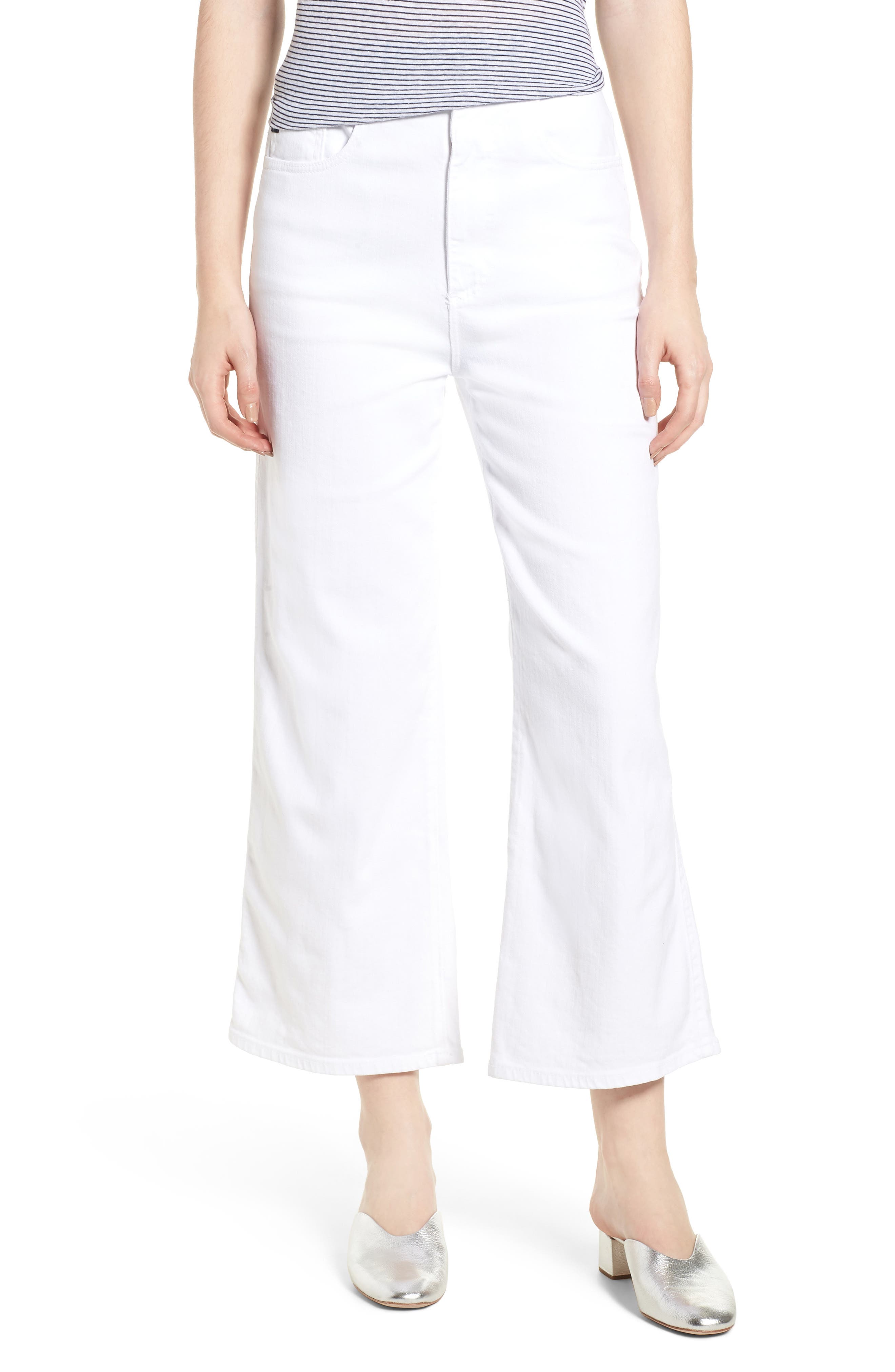 AG Etta High Waist Crop Wide Leg Jeans Nordstrom