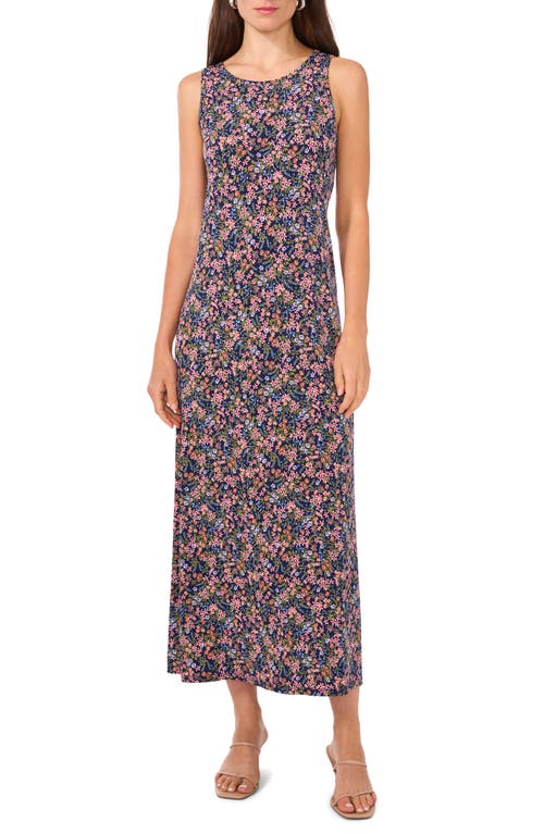 Vince Camuto Floral Maxi Dress Classic Navy at Nordstrom,