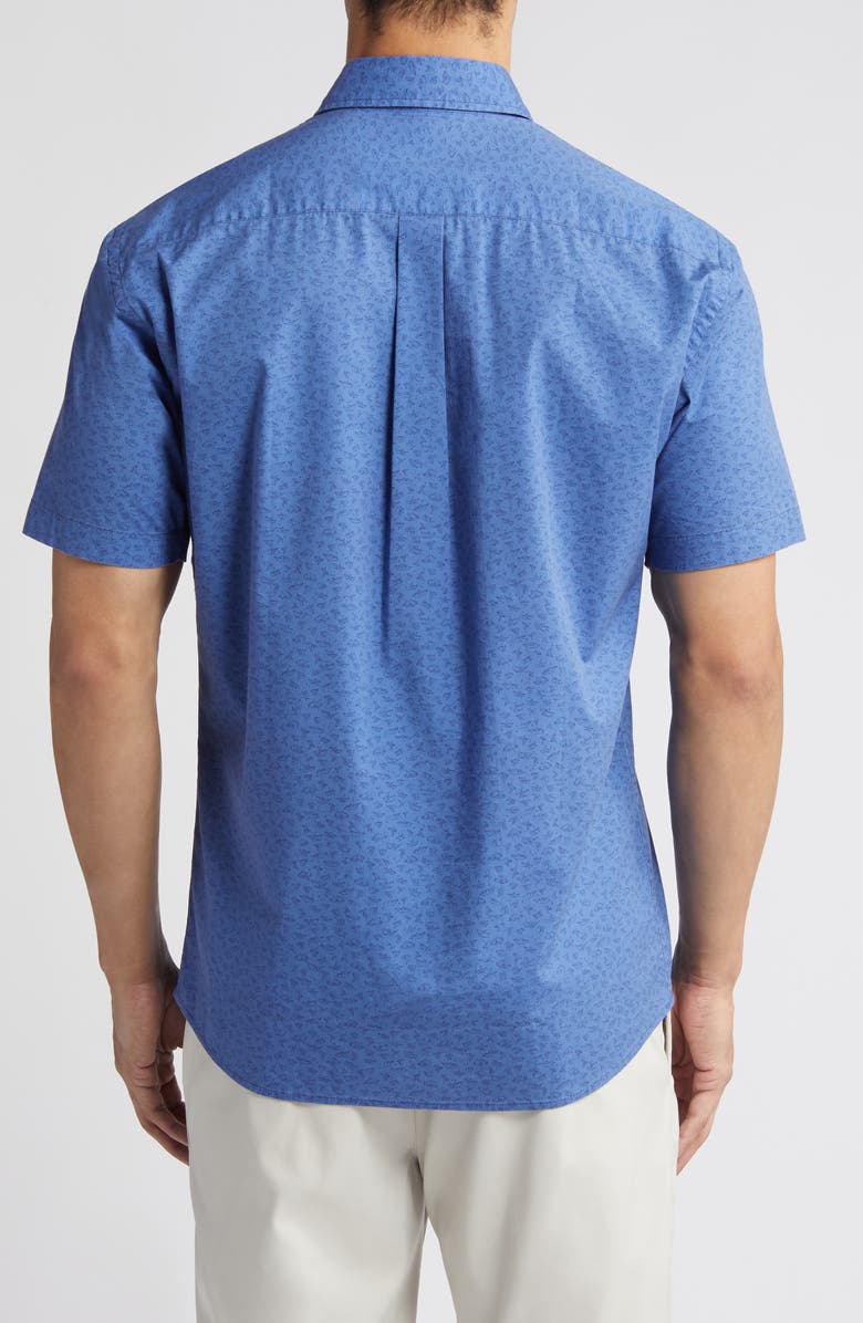 Peter Millar Shorebird Stretch Short Sleeve Button-Up Shirt | Nordstrom