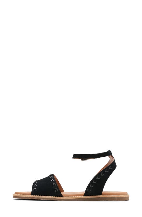 Shop Clarks Maritime May Sandal In Black Suede