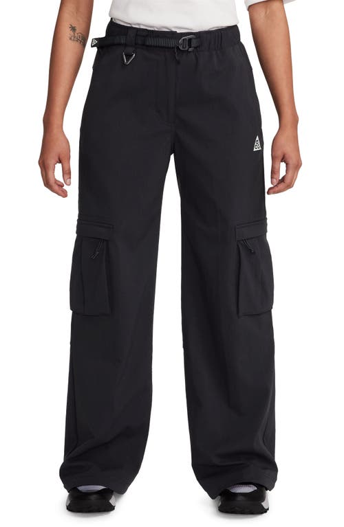 Shop Nike Smith Summit Zip Off Cargo Pants In Black/summit White