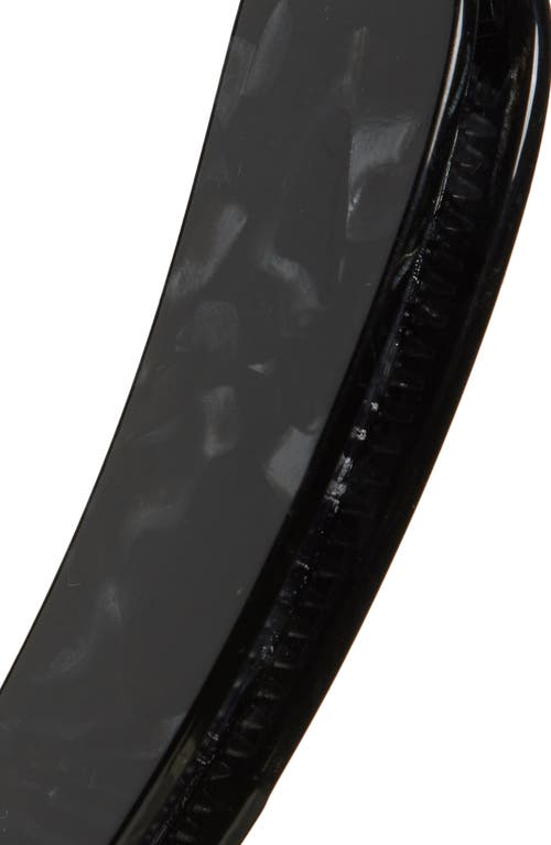 France Luxe Estelle Large Banana Clip In Nacro Black