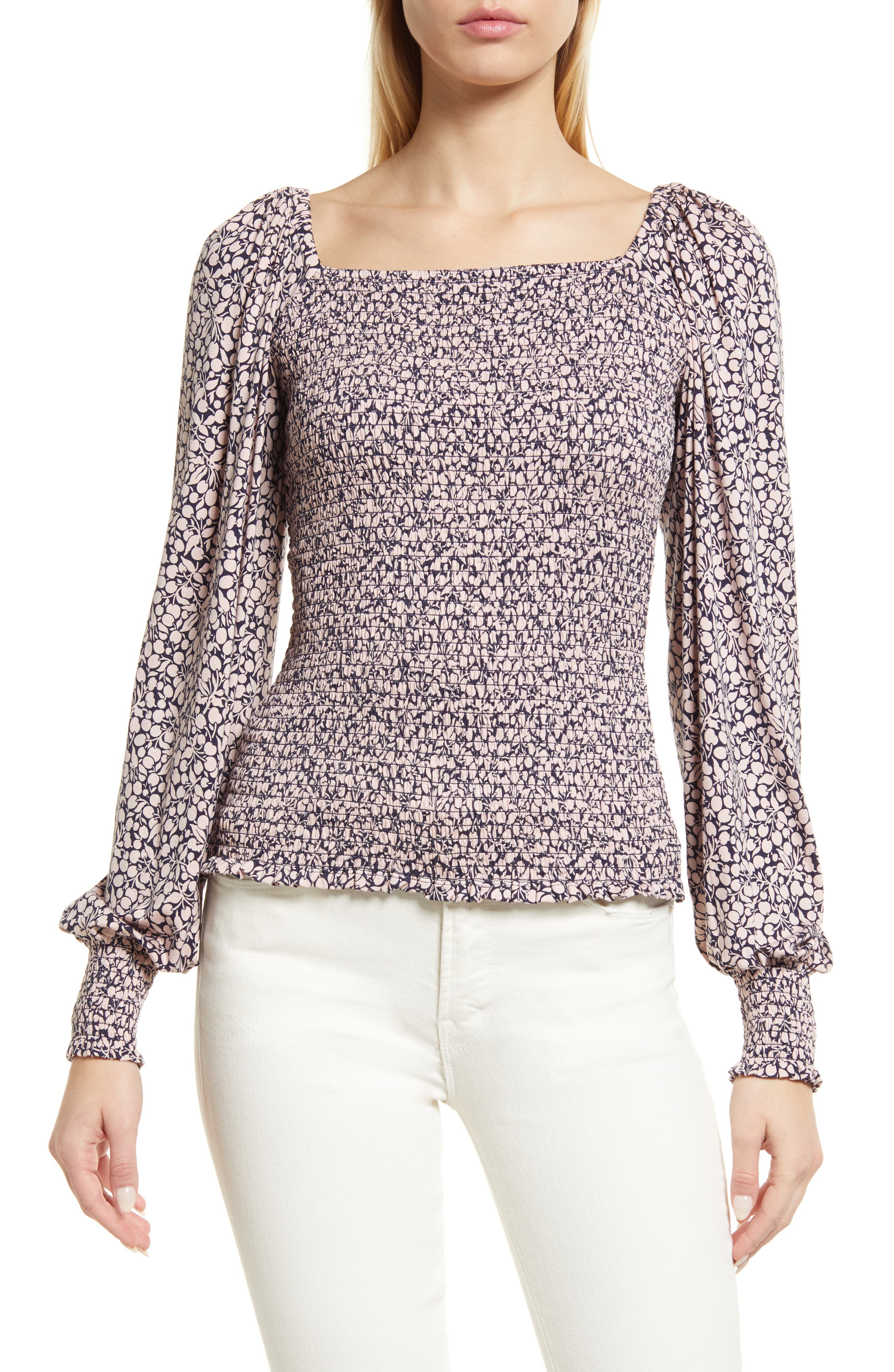 Boden Women's Print Smocked Top | Nordstrom