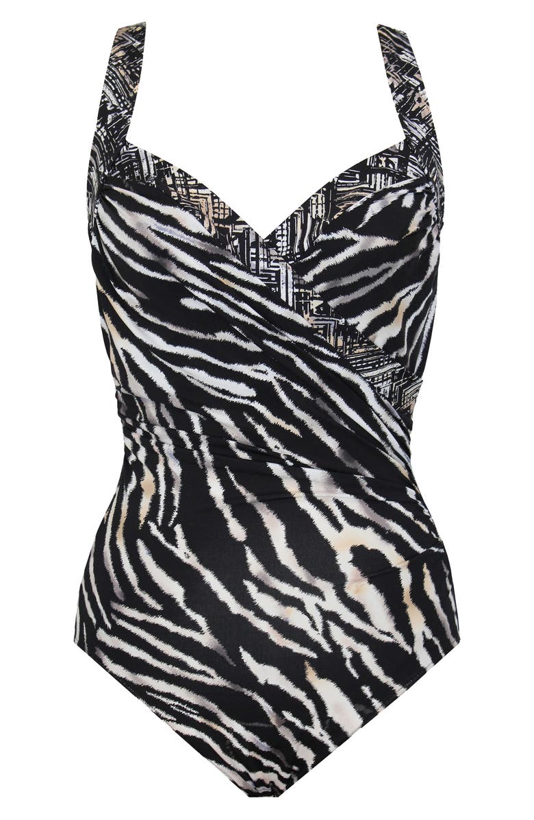 Miraclesuit® Tigre Sombre Sanibel Underwire OnePiece Swimsuit Nordstrom