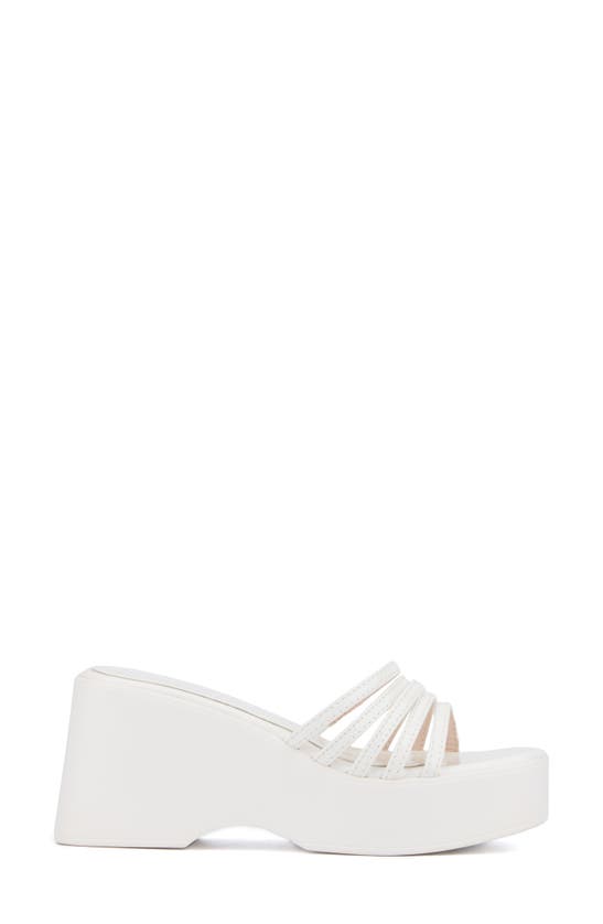 Shop Olivia Miller Dreamer Slide Sandal In White