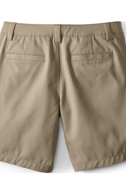 Lands' End School Uniform Girls Active Chino Shorts In Khaki