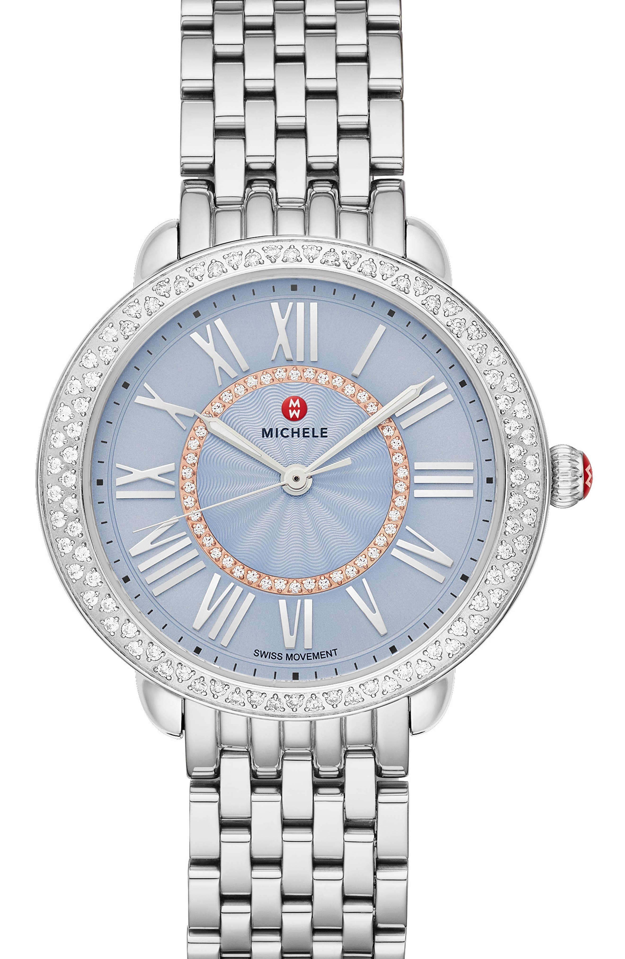 michele serein diamond watch