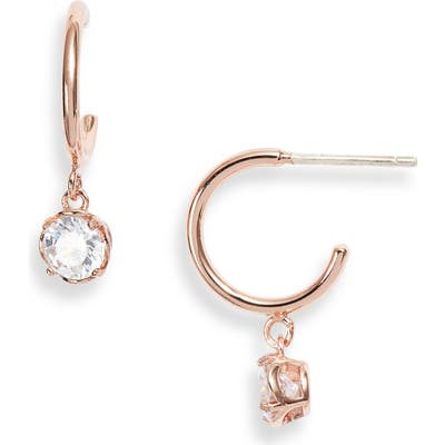 Kate Spade New York Mini Stone Huggie Hoop Earrings