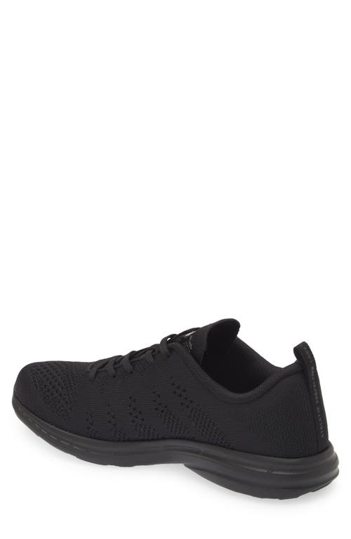 Shop Apl Athletic Propulsion Labs Apl Techloom Pro Knit Running Shoe In Black