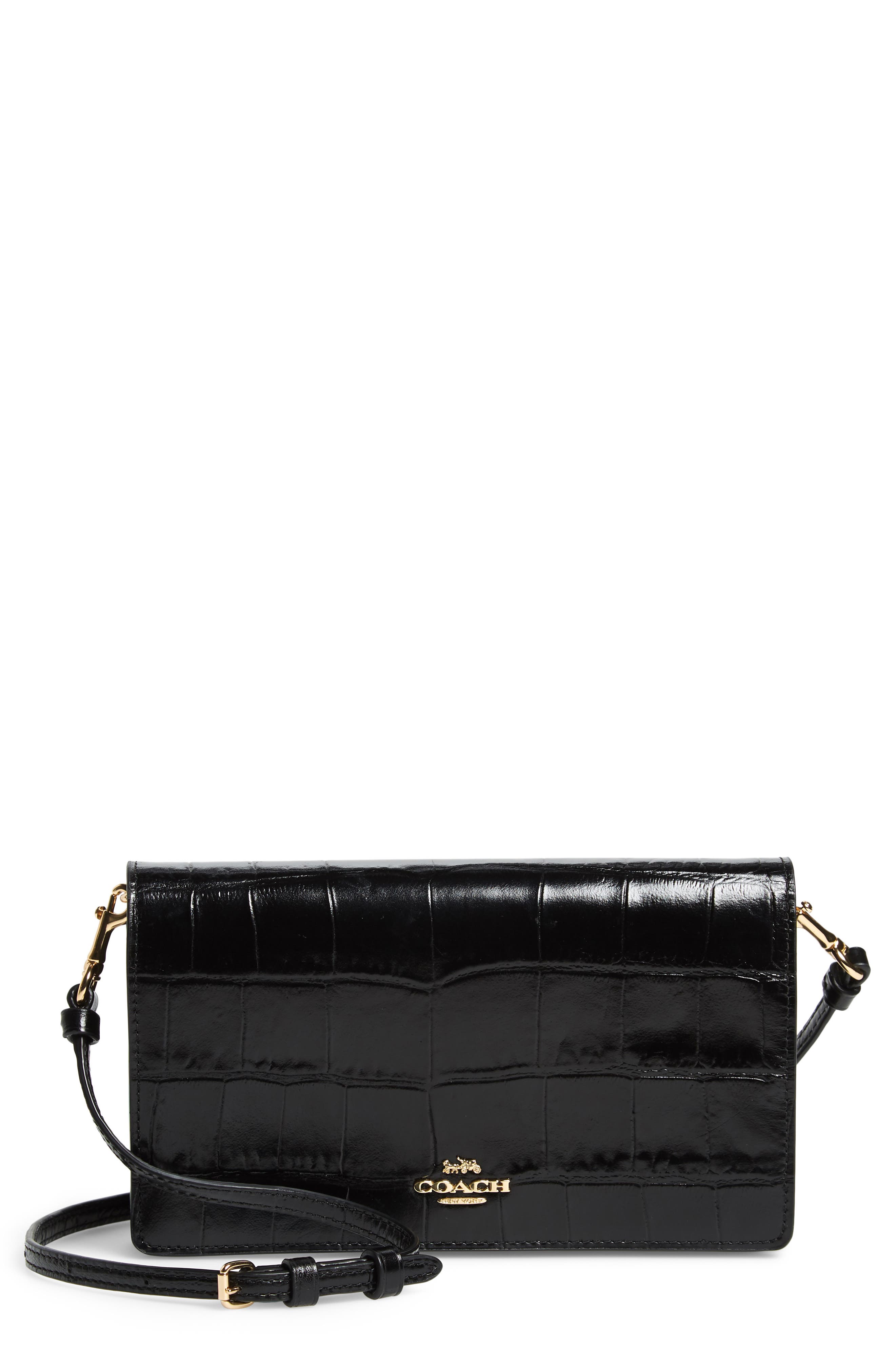 coach embossed crossbody