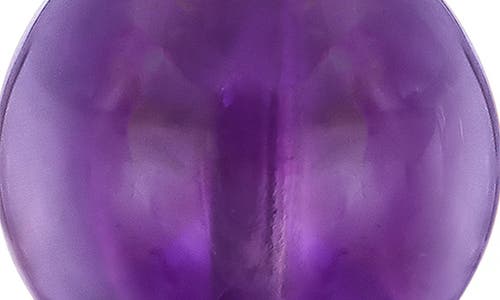 Bling Jewelry Resin Drop Earrings In Purple