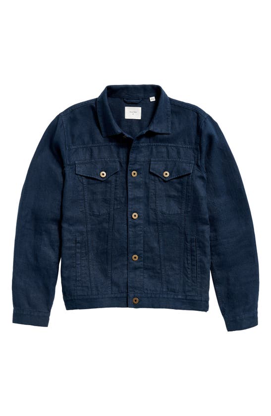 Billy Reid Men's Ds-o-tupelo Trucker Jacket-navy | ModeSens