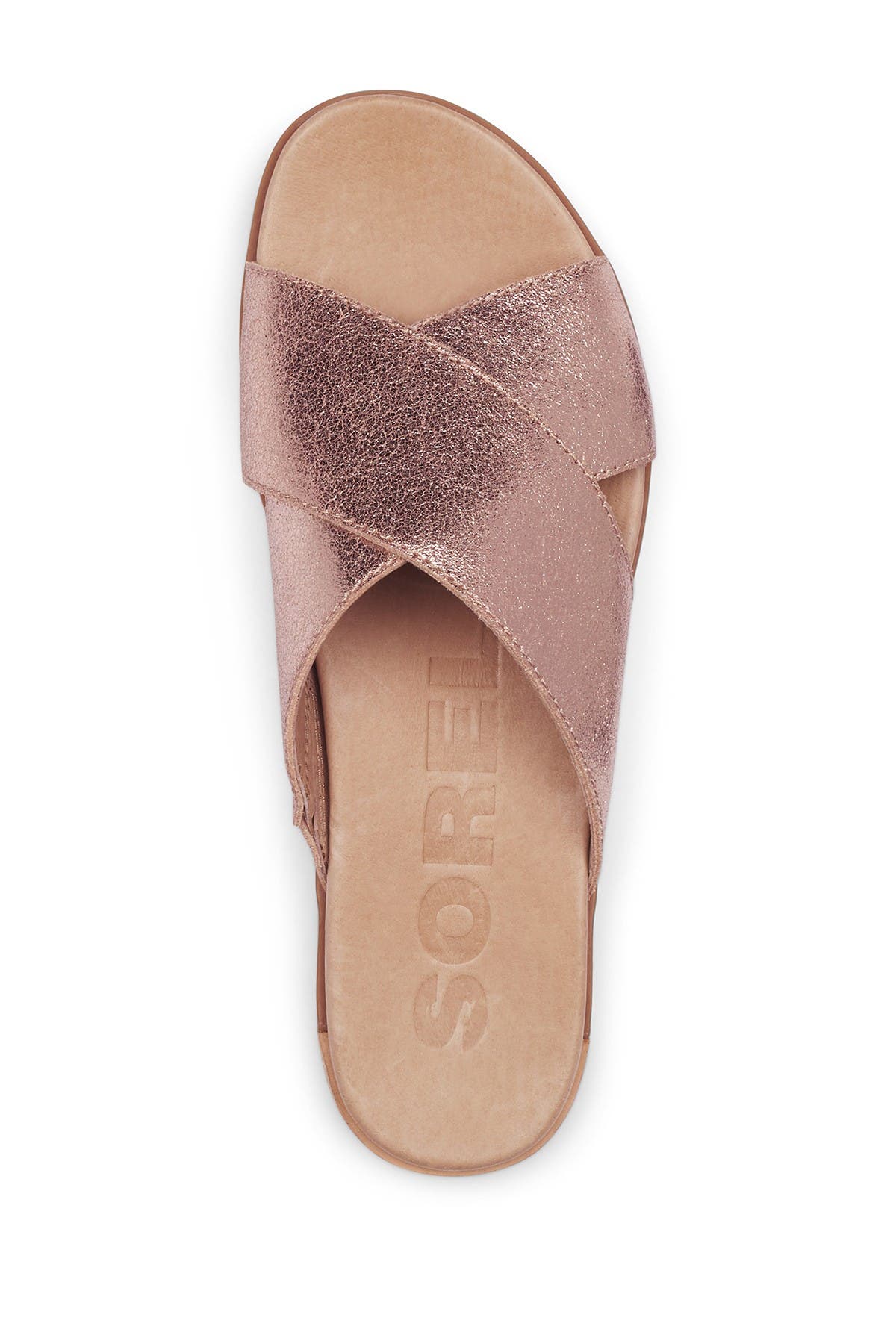 sorel gemma leather slide
