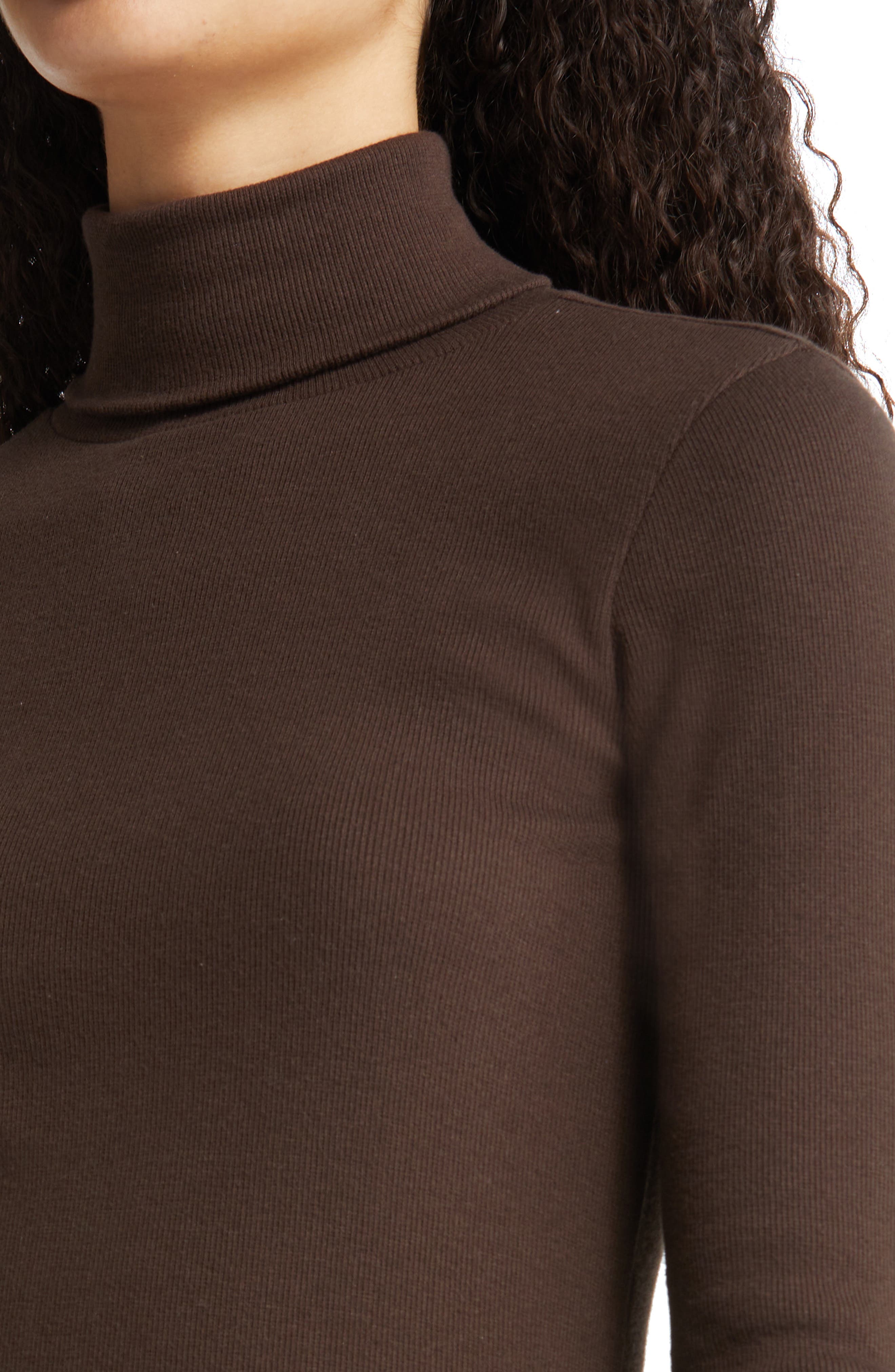 BP. Turtleneck Ribbed Top | Nordstromrack