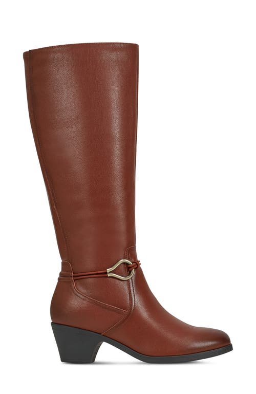 Rockport Cobb Hill Presley Tall Boot In Dark Natural