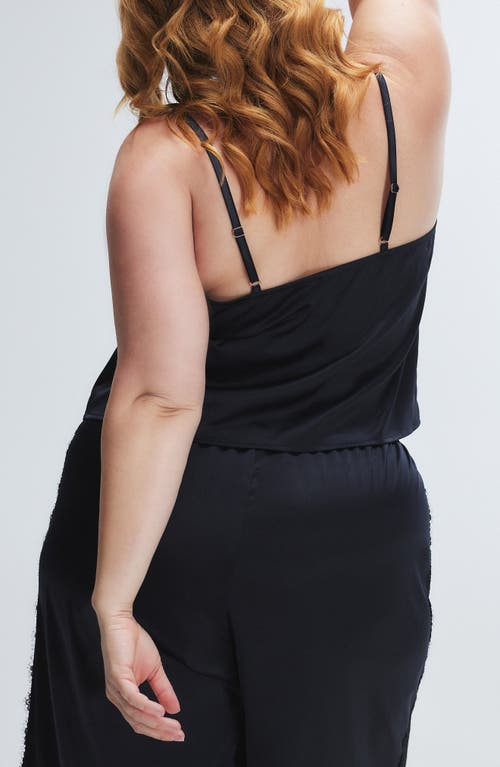 Savage X Fenty Nite Shade Pajama Camisole In Black Caviar