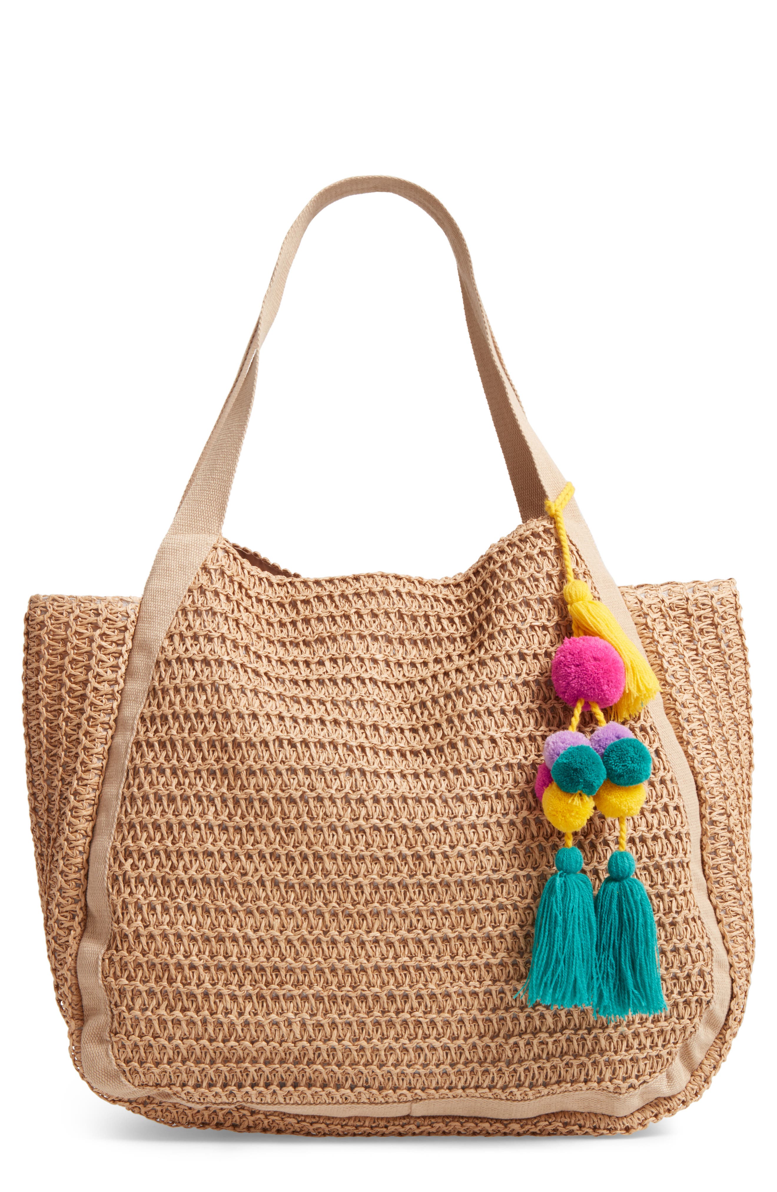 nordstrom straw tote