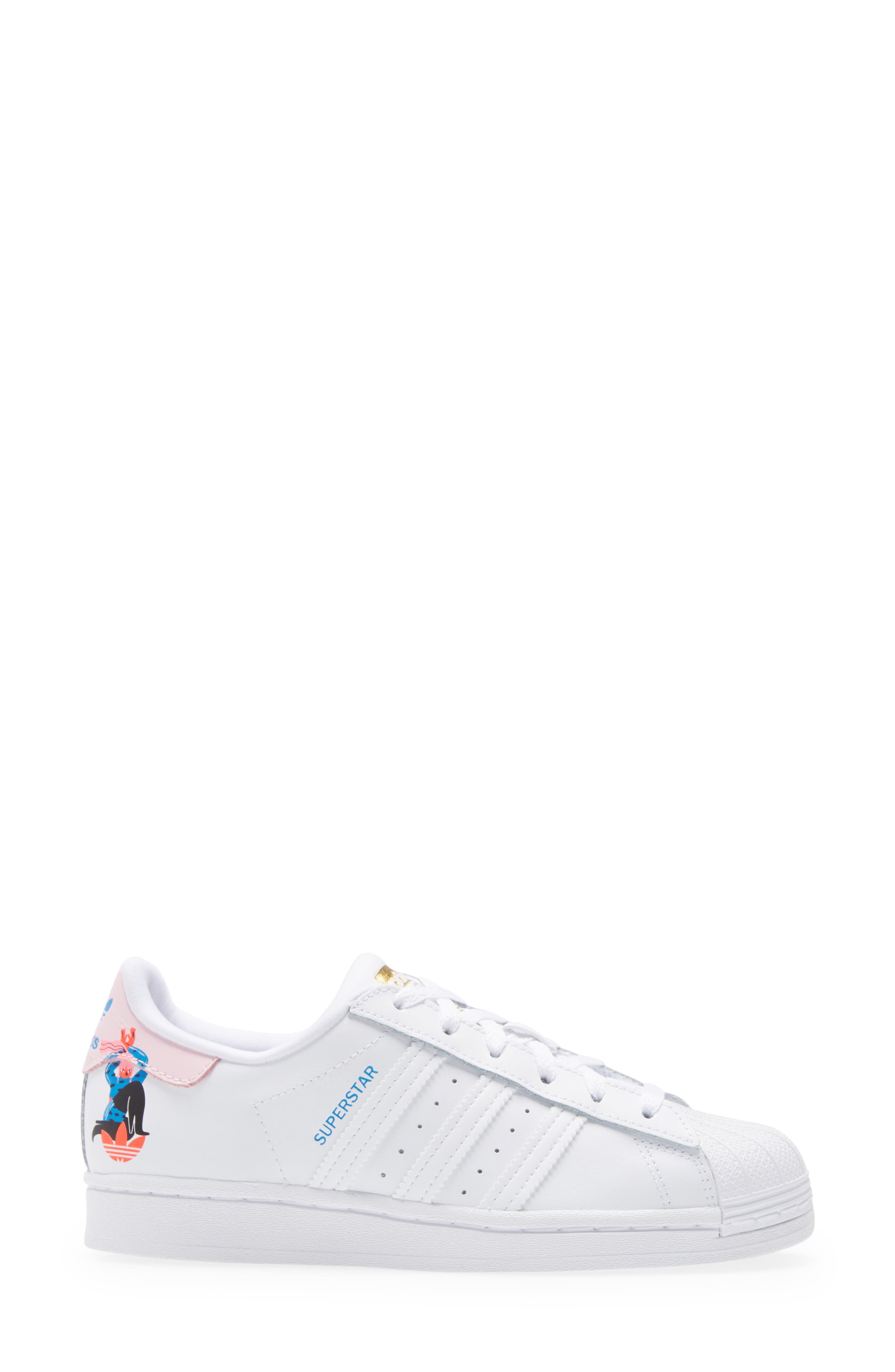 adidas superstar w pink multicolor