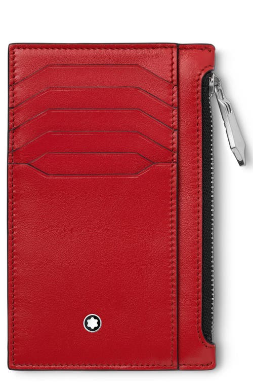 Montblanc Meisterstück Leather Card Case in Coral