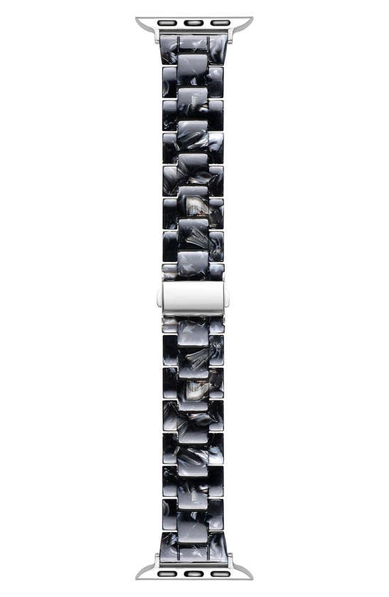 Shop The Posh Tech Claire Resin 20mm Apple Watch® Bracelet Watchband In Black Multicolor