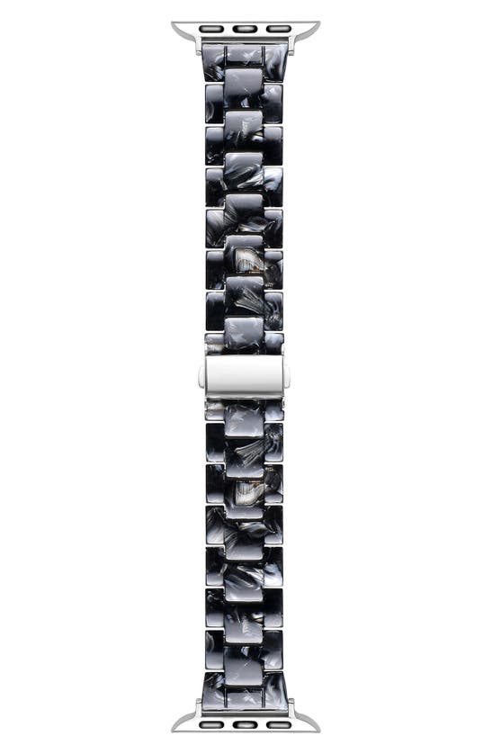 The Posh Tech Claire Resin 20mm Apple Watch® Bracelet Watchband In Black Multicolor