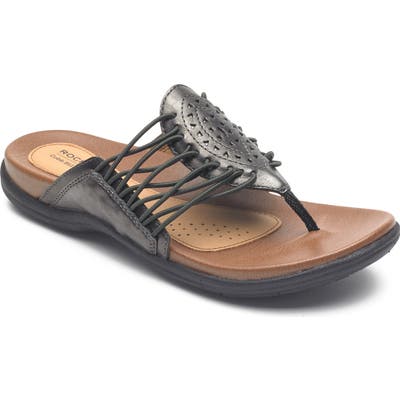 Rockport Cobb Hill Rubey Flip Flop, Grey