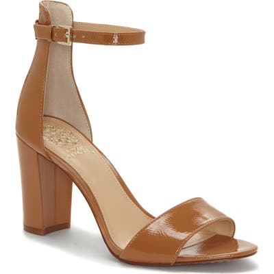 Vince Camuto Corlina Ankle Strap Sandal, Brown (Nordstrom Exclusive)