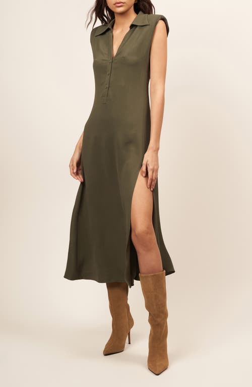 Shop Equipment Kienna Sleeveless Shirtdress In Beetle