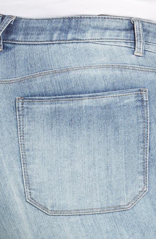 Wit & Wisdom 'ab'solution High Waist Button Fly Crop Jeans In Blue