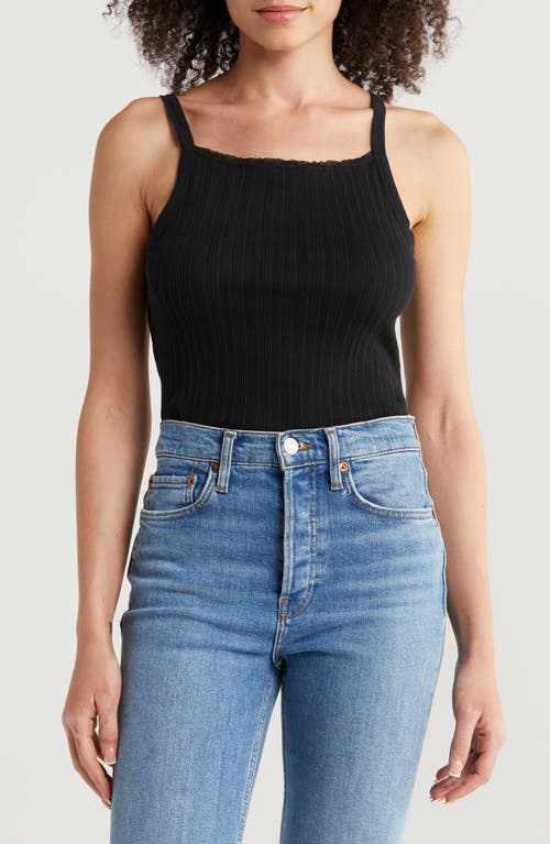 Re/Done Hanes Pointelle Square Neck Camisole at Nordstrom,