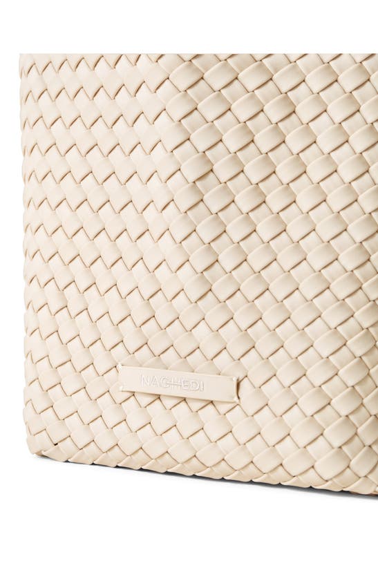 Naghedi St. Barths Medium Woven Tote In Ecru