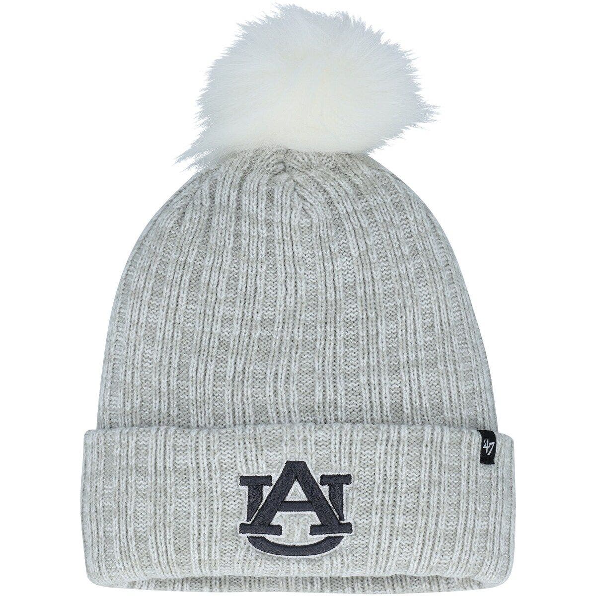 '47 Women's '47 Gray Auburn Tigers Koda Cuffed Knit Hat with Pom