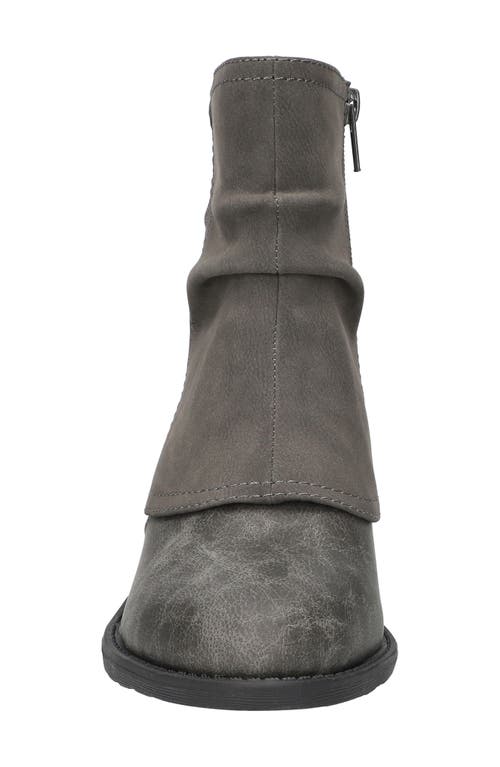 Shop Easy Street Kudos Slouch Bootie In Grey