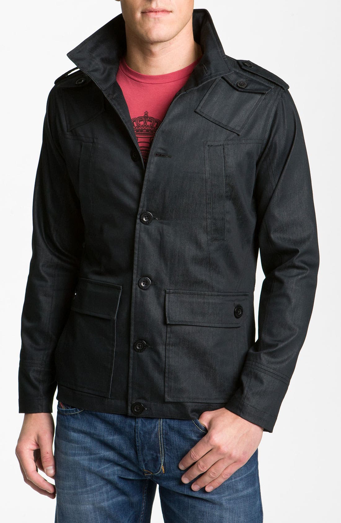 Kane & Unke Trim Fit Military Jacket Nordstrom