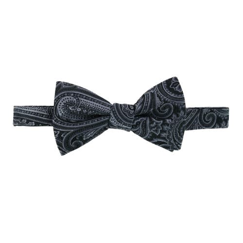 Trafalgar Sobee Paisley Cummerbund And Bow Tie Set In Black