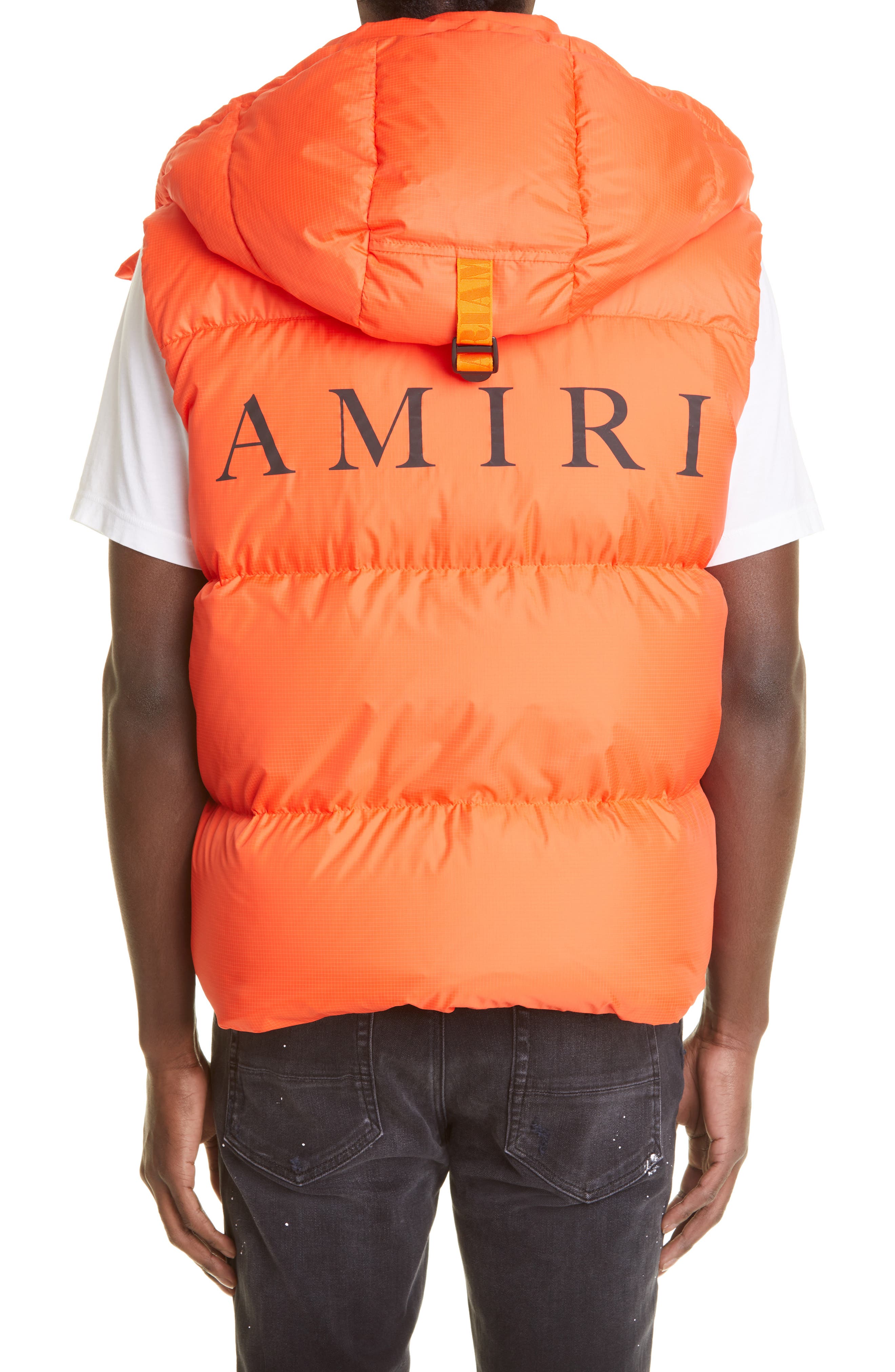 orange amiri jeans