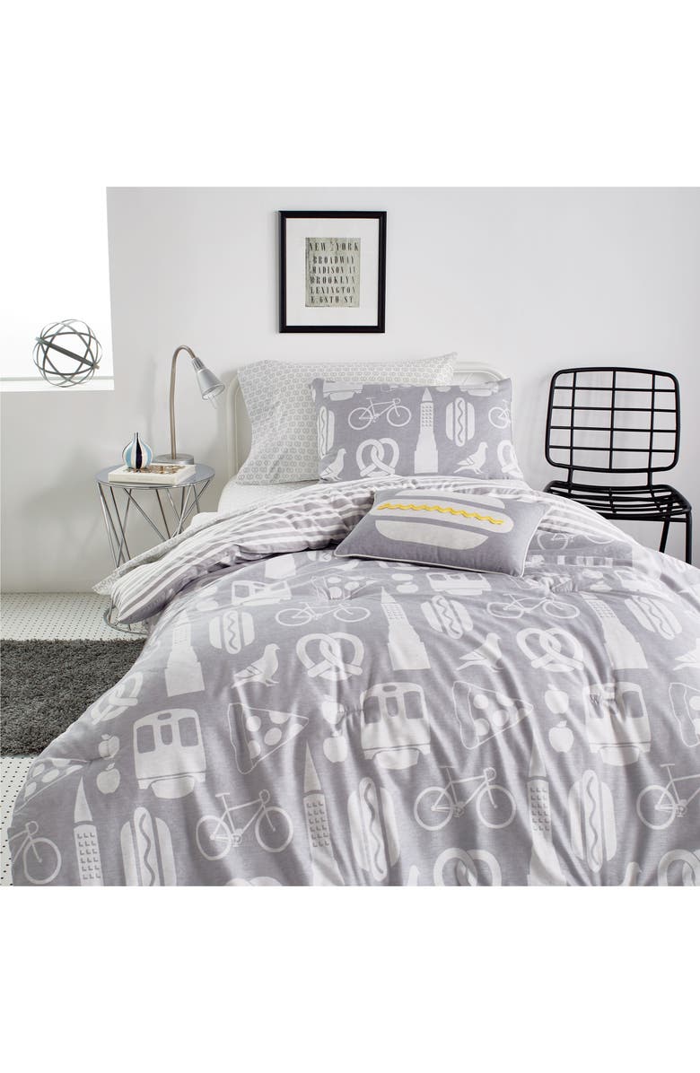Dkny Nyc Duvet Cover Sham Accent Pillow Set Nordstrom