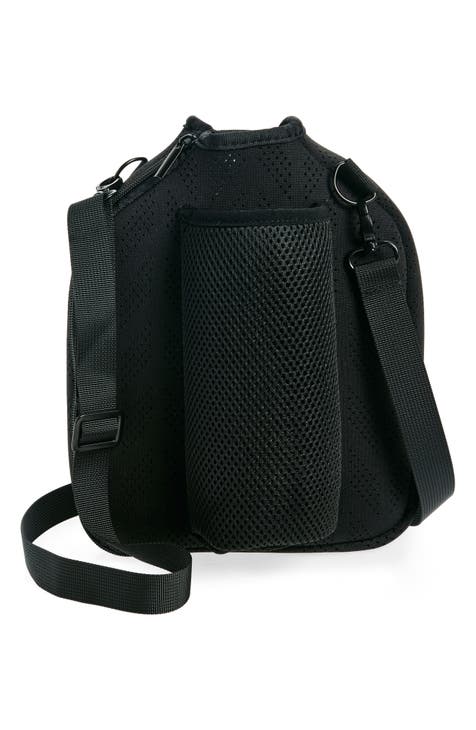 pickleball crossbody bag | black + white