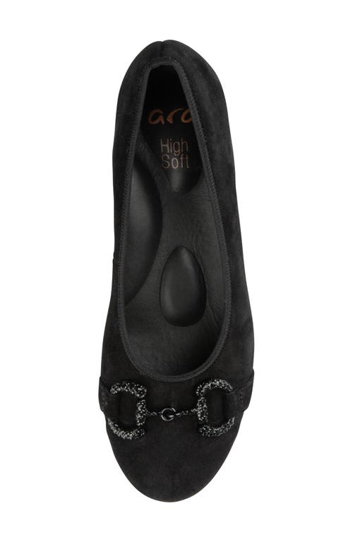 Shop Ara Serenity Flat In Black