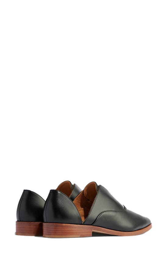 Shop Nisolo Emma D'orsay Loafer In Black