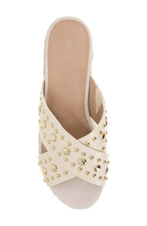 Bcbgeneration Gladda Platform Sandal In Bianca