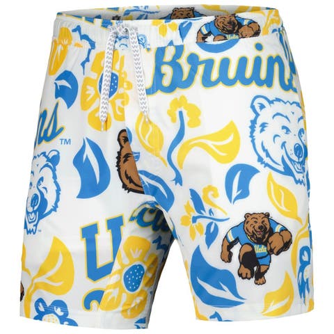 Big Boys Wes & Willy Royal Florida Gators Palm Tree Swim Shorts