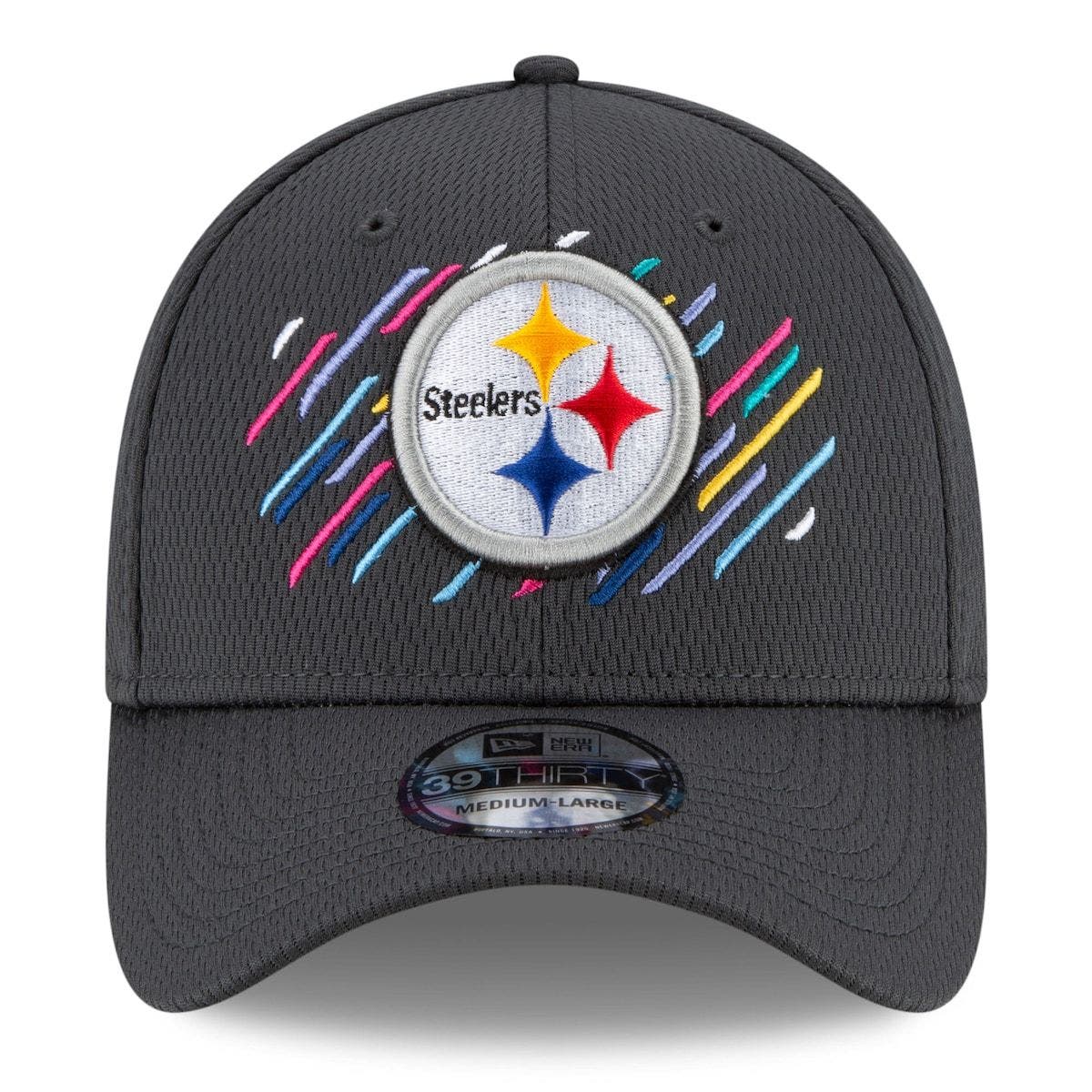 pittsburgh steelers new era 39thirty crucial catch sideline hat