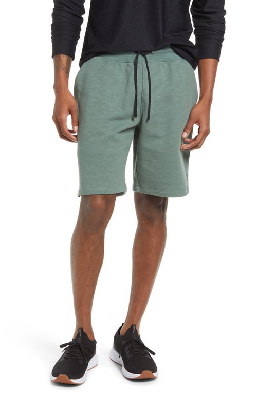 Zella Harbor Drawstring Slub Shorts in Green Tree Zella Harbor Drawstring Slub Shorts in Green Tree