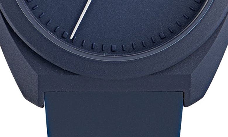 Shop Adidas Originals Ao Street Resin Strap Watch In Navy