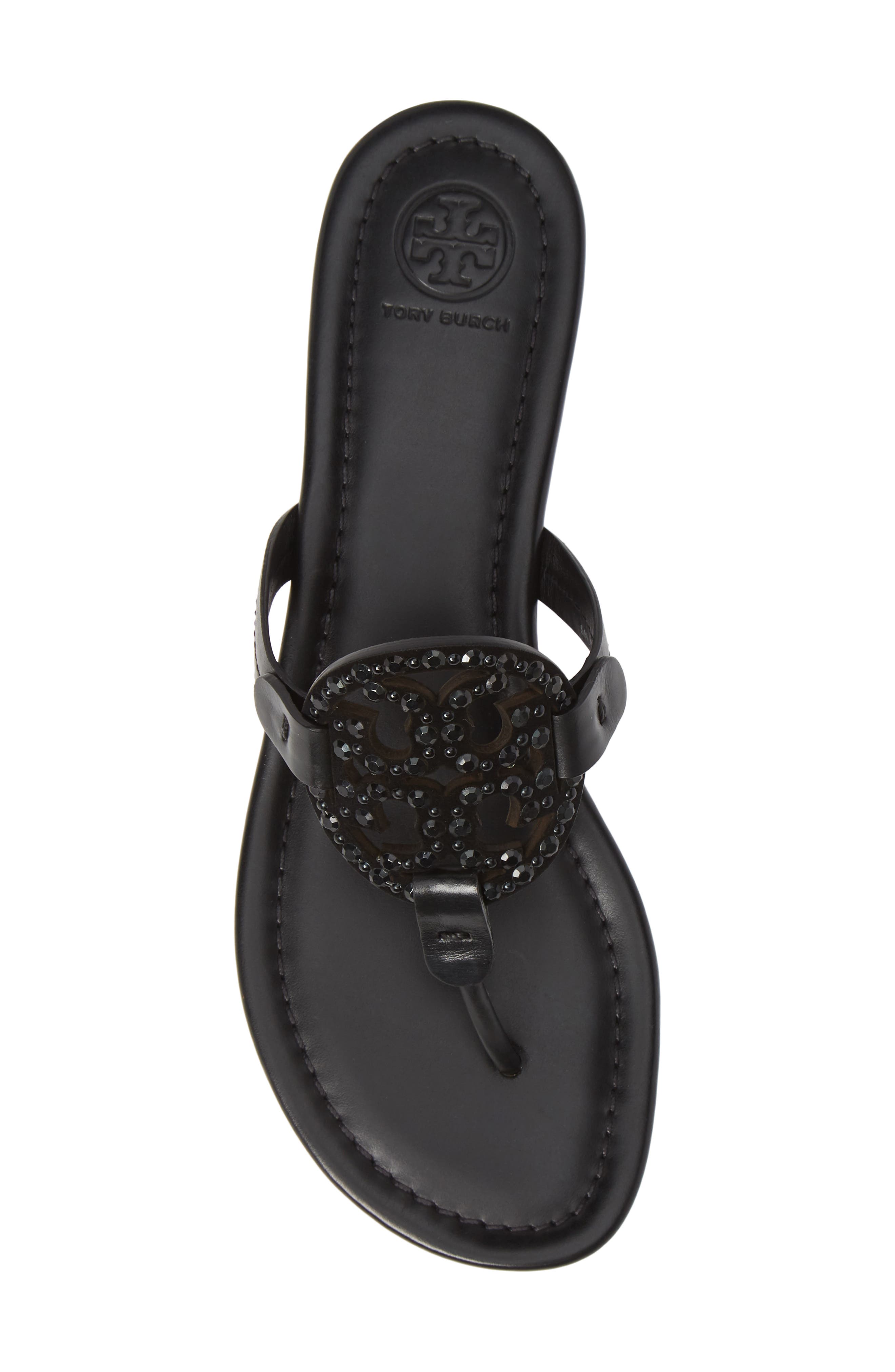 Tory Burch Miller Embellished Leather Flip Flop Sandal Nordstrom Rack   F16ce206 D349 4103 Ac6b 4d8500bc6a55 