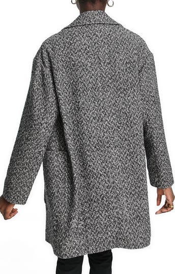 Topshop Petite Textured Swing Coat, $150, Topshop