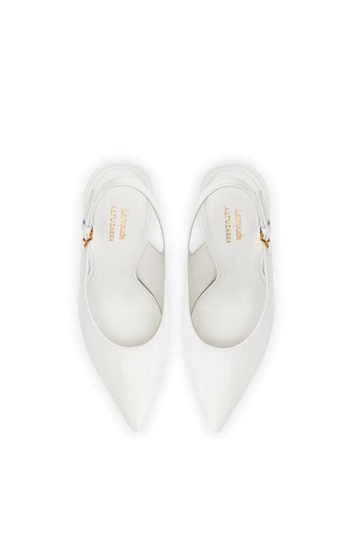 Larroude Larroudé X Altuzarra Pump In White
